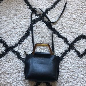 Anthropologie Cross Body bag with Lucite detail
